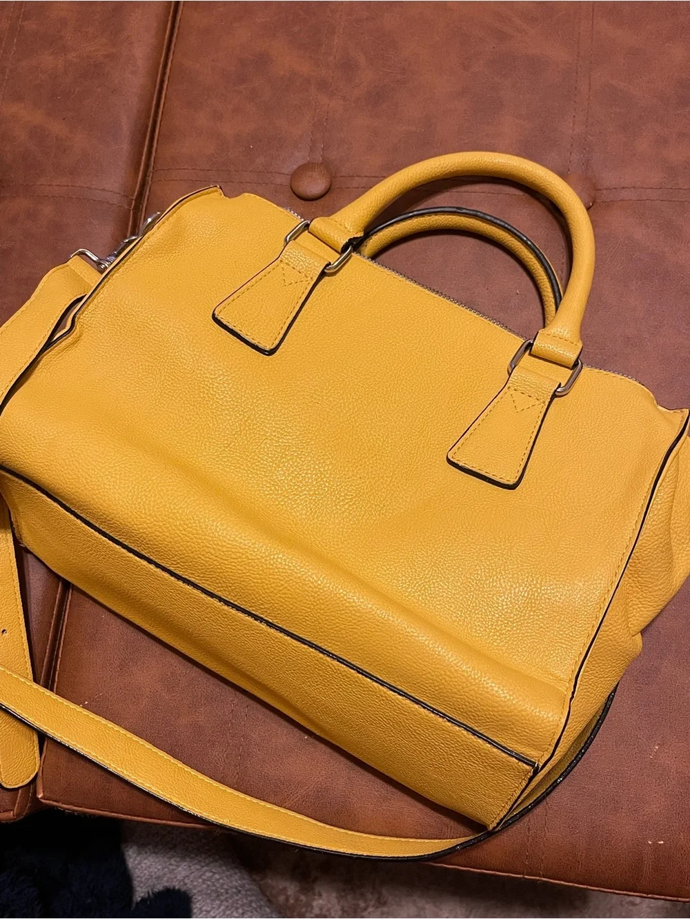 Betsey Johnson mustard yellow